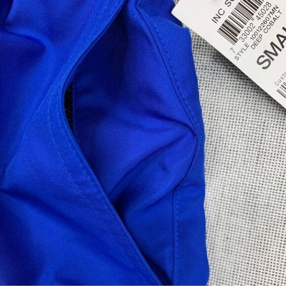 Inc Mens Blue Drawstring Regular Fit Moisture Wicking Swim Trunks  Size S - Picture 8 of 11